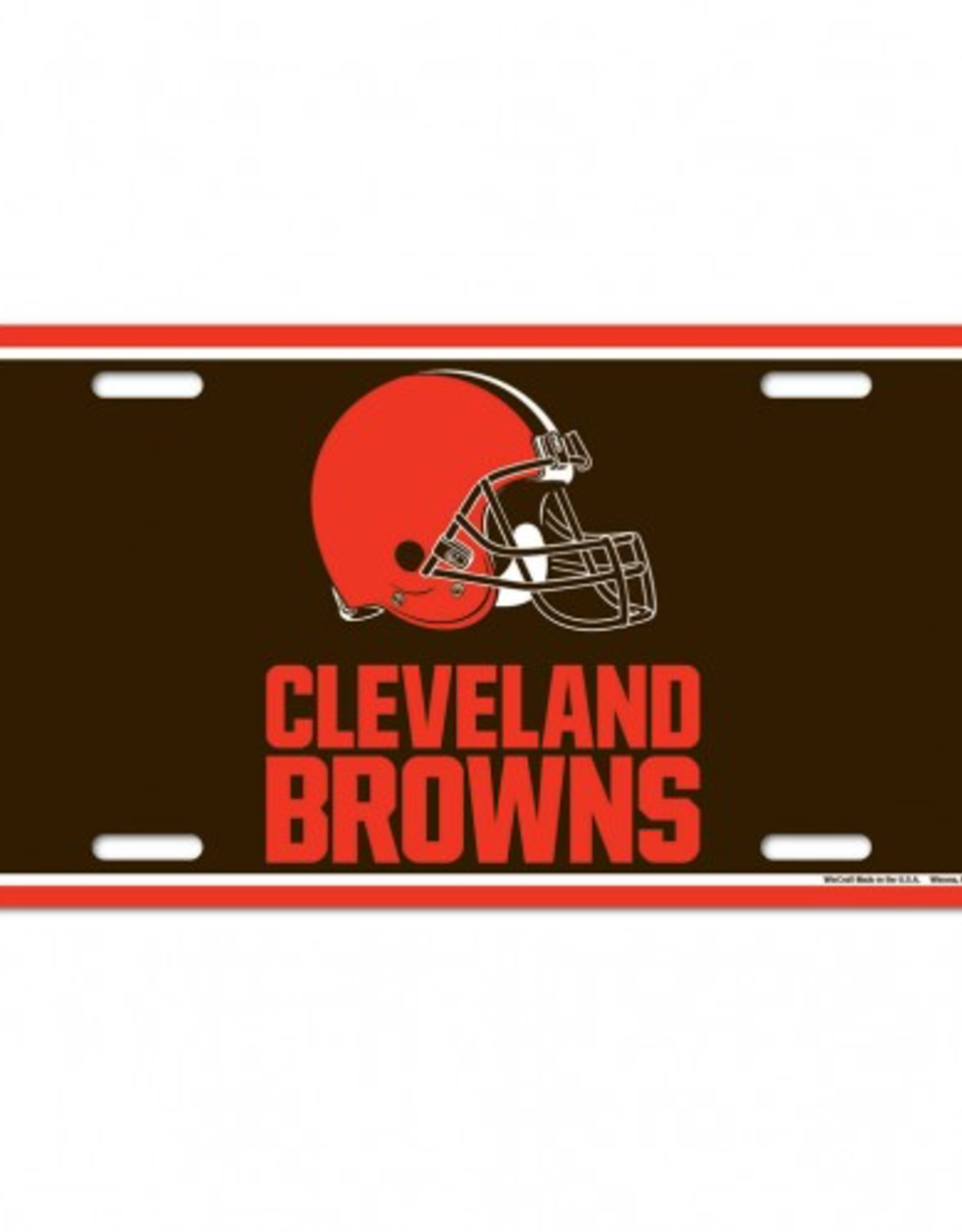 WINCRAFT Cleveland Browns License Plate
