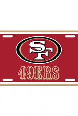 WINCRAFT San Francisco 49ers License Plate