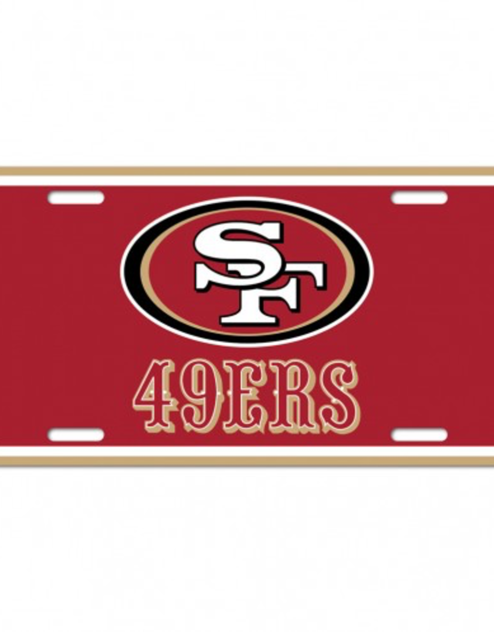 WINCRAFT San Francisco 49ers License Plate