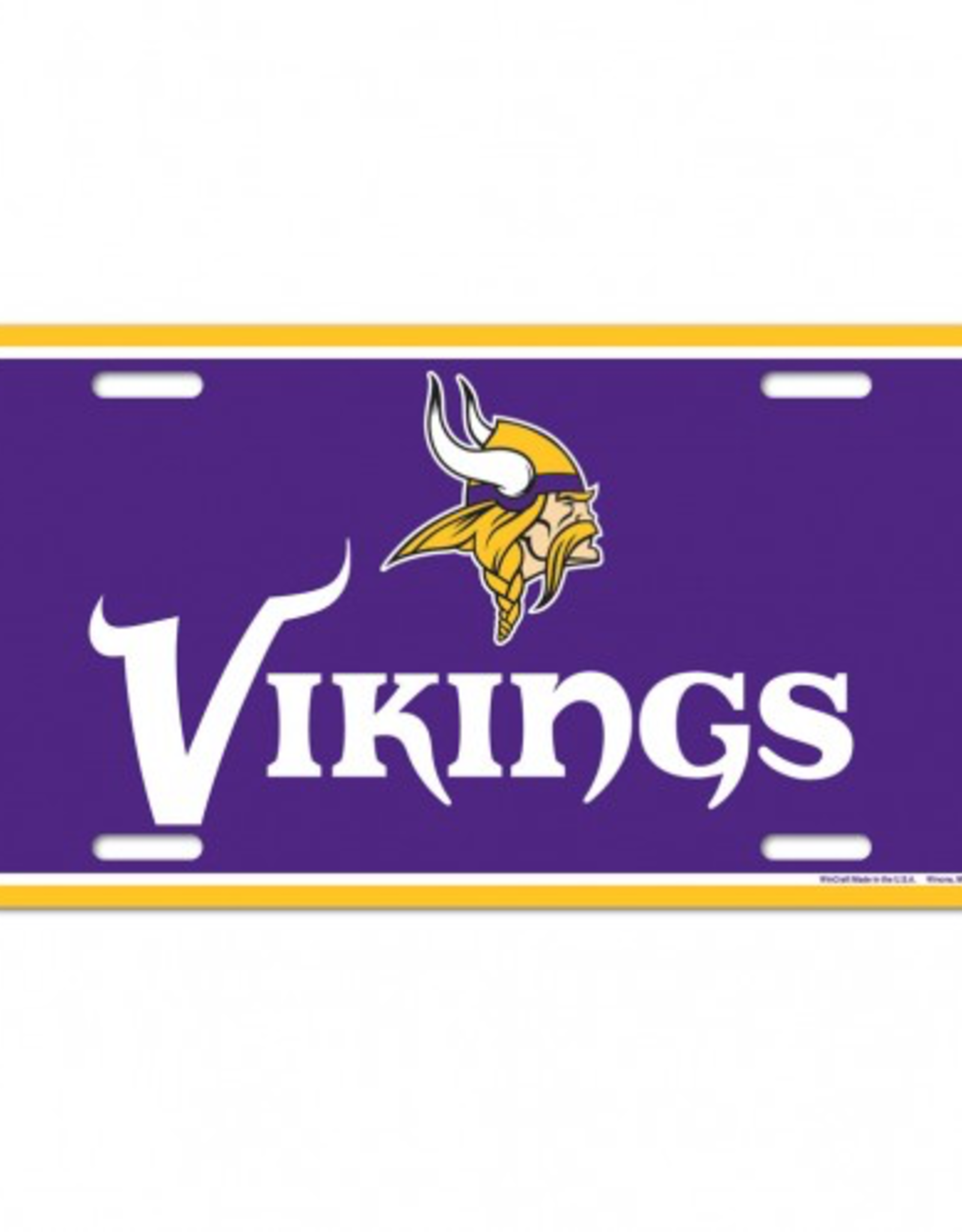 WINCRAFT Minnesota Vikings License Plate