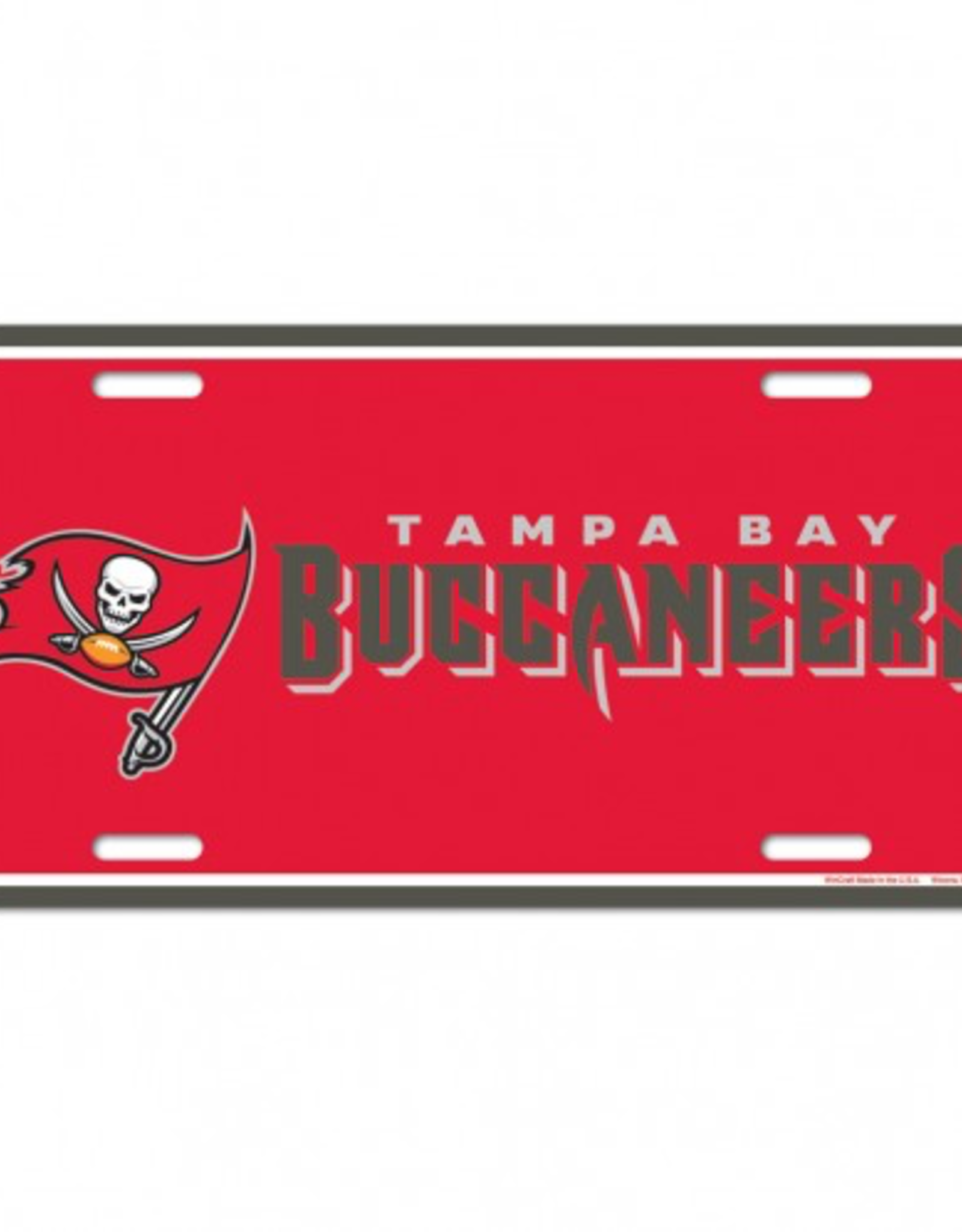 WINCRAFT Tampa Bay Buccaneers License Plate