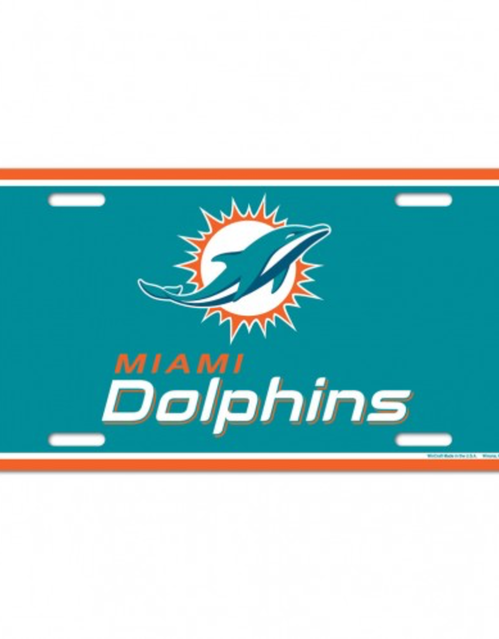 WINCRAFT Miami Dolphins License Plate