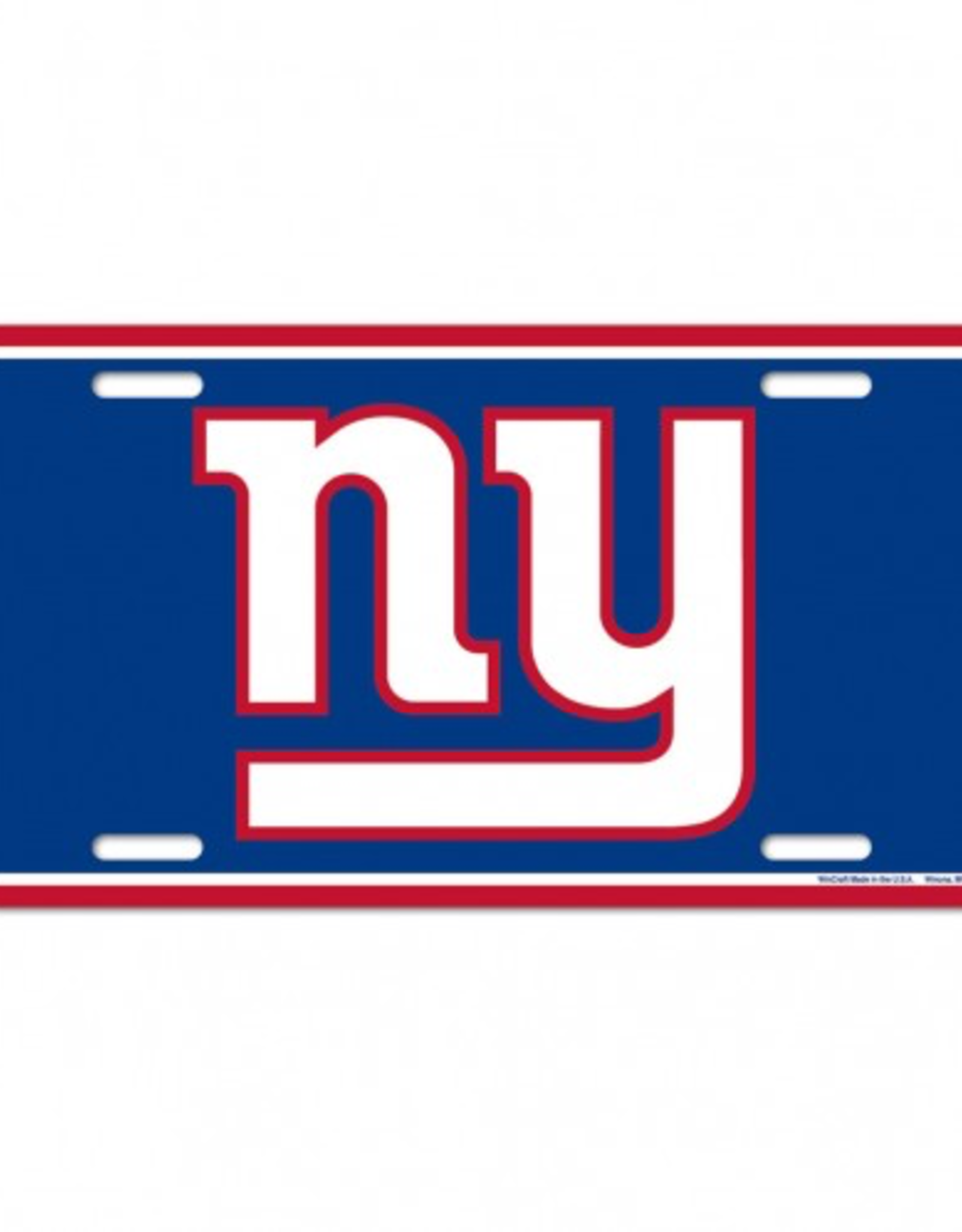 WINCRAFT New York Giants License Plate