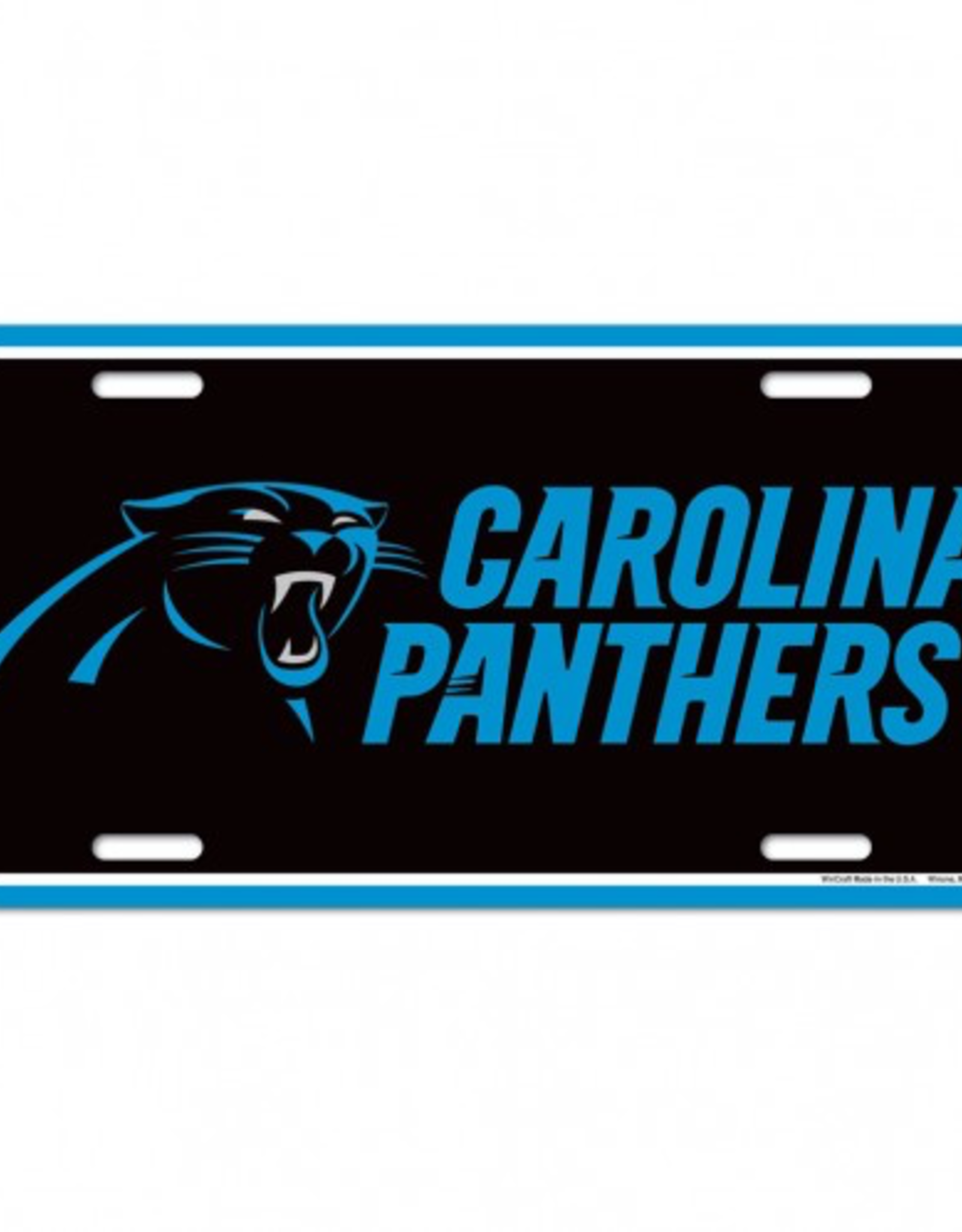WINCRAFT Carolina Panthers License Plate