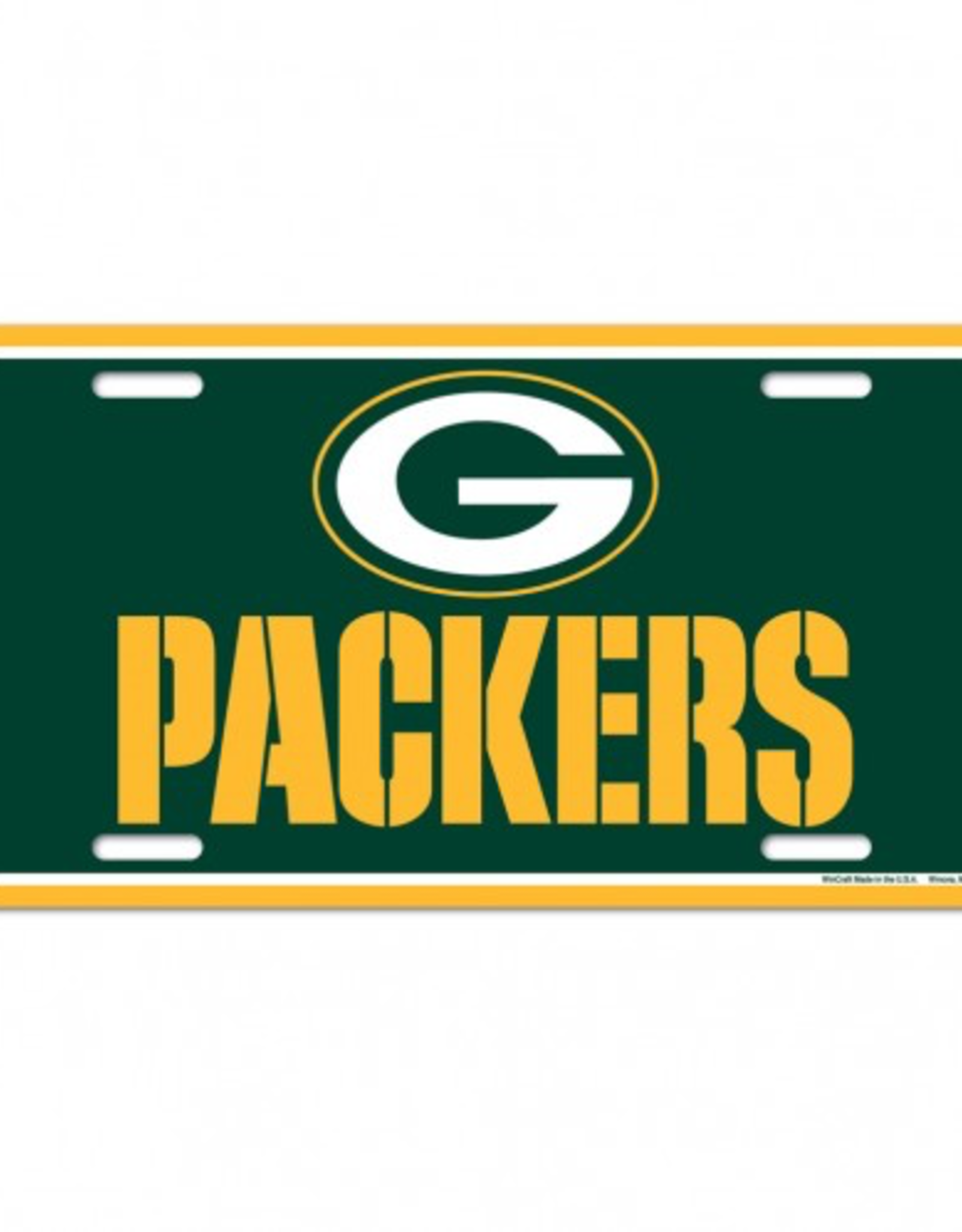 WINCRAFT Green Bay Packers License Plate