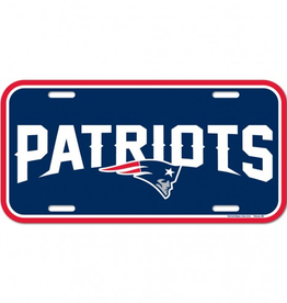 WINCRAFT New England Patriots License Plate