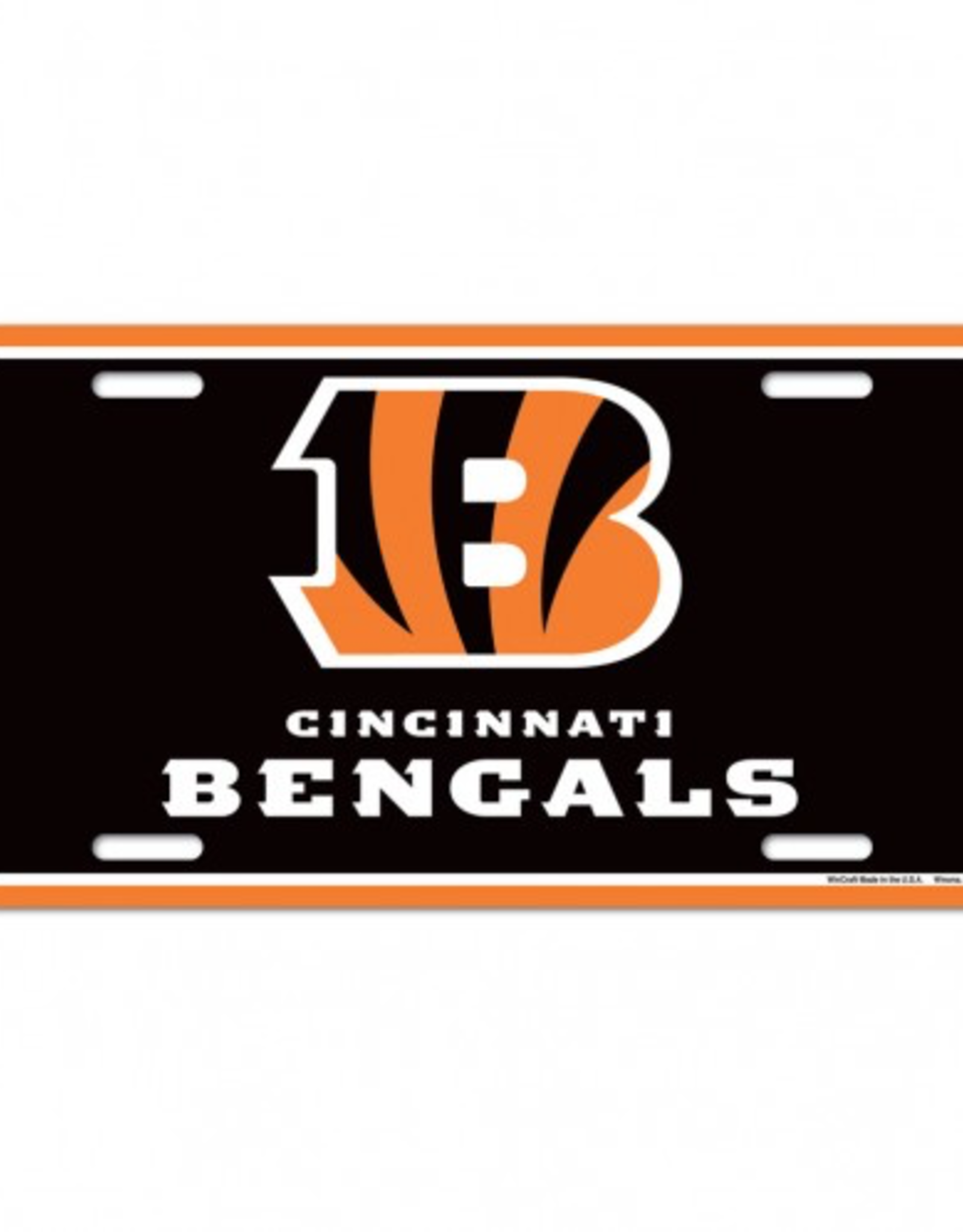 WINCRAFT Cincinnati Bengals License Plate