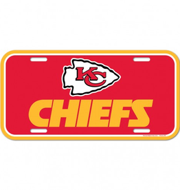 WINCRAFT Kansas City Chiefs License Plate