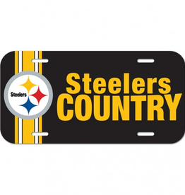 WINCRAFT Pittsburgh Steelers COUNTRY License Plate