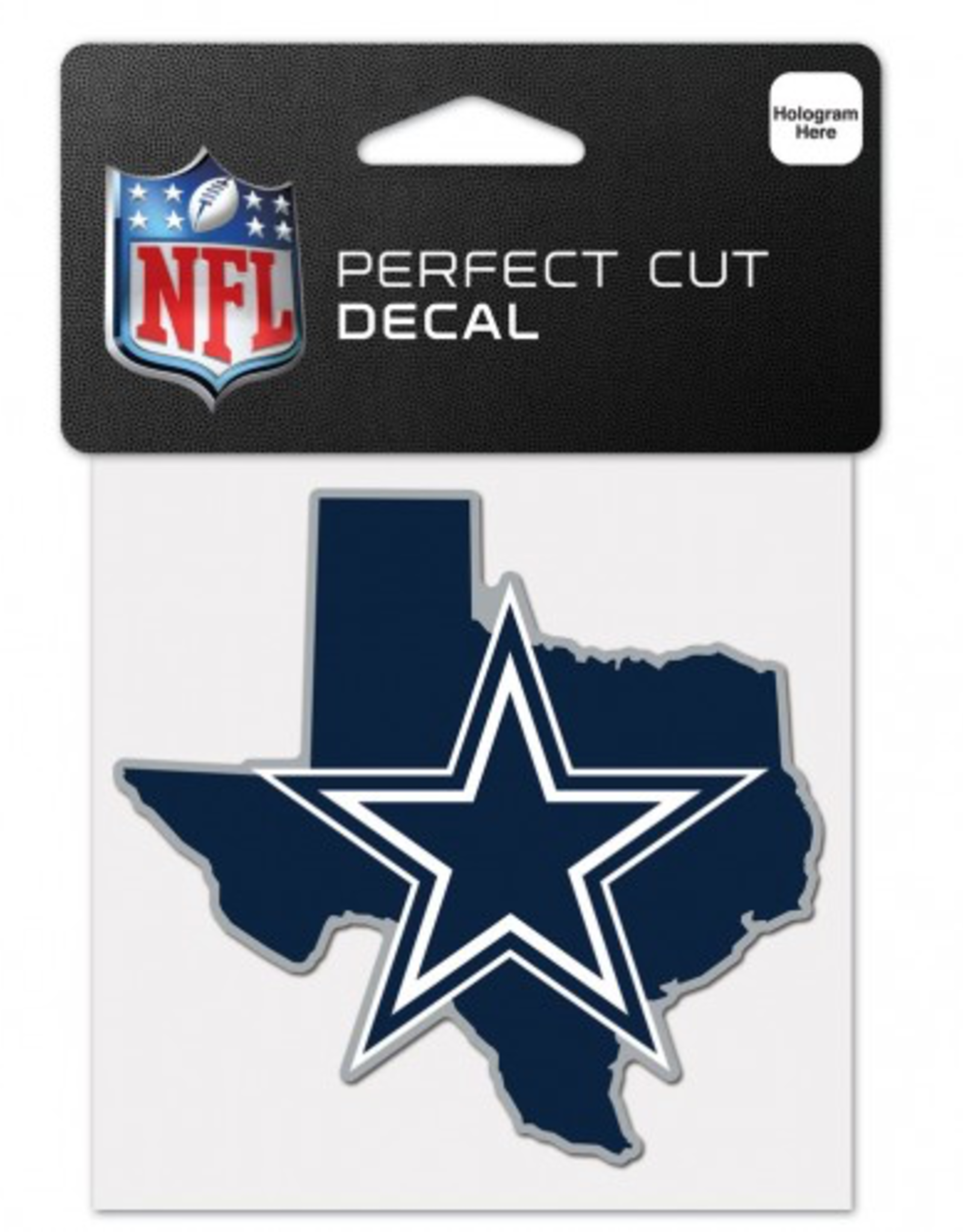 WINCRAFT Cowboys Perfect Cut Decals 4x4 STATE