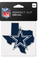 WINCRAFT Cowboys Perfect Cut Decals 4x4 STATE
