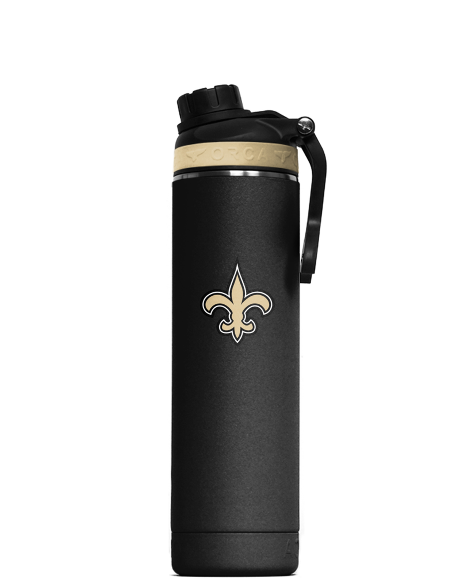 ORCA COOLERS Saints Orca Stainless Hydra Bottle 22oz
