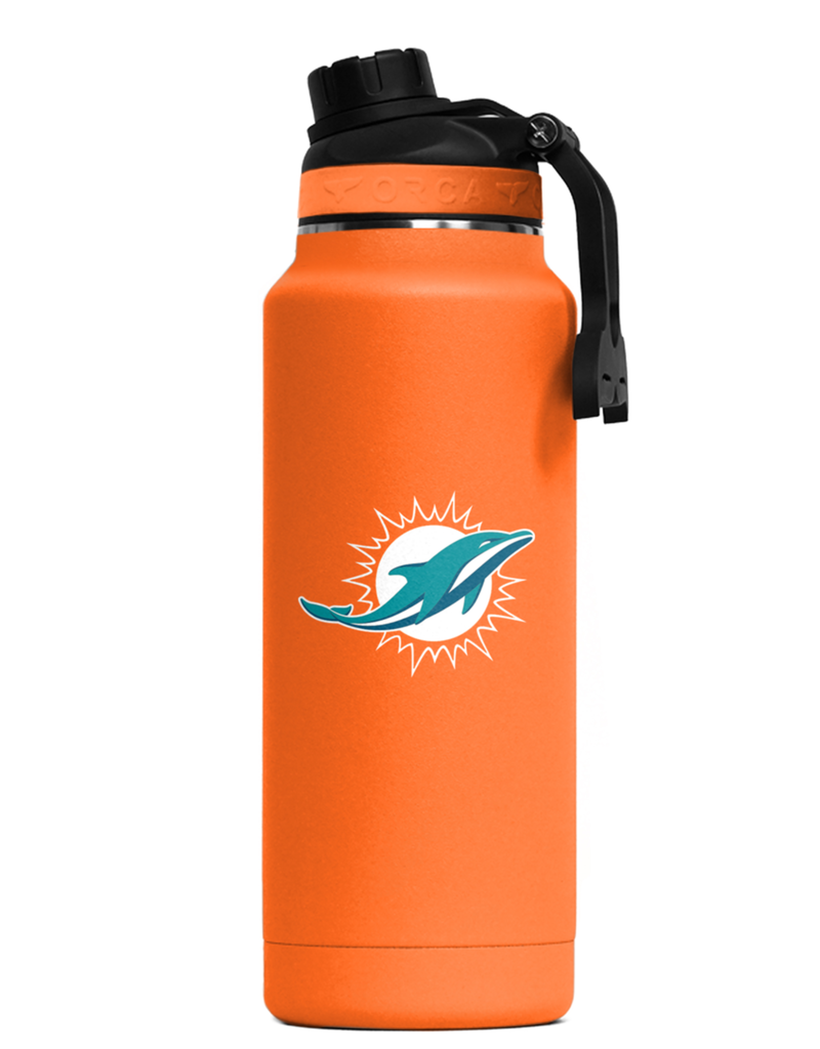 ORCA COOLERS Dolphins Orca Stainless Hydra Bottle 34oz