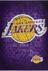 Northwest Los Angeles Lakers 60x80 Slant Royal Plush Blanket