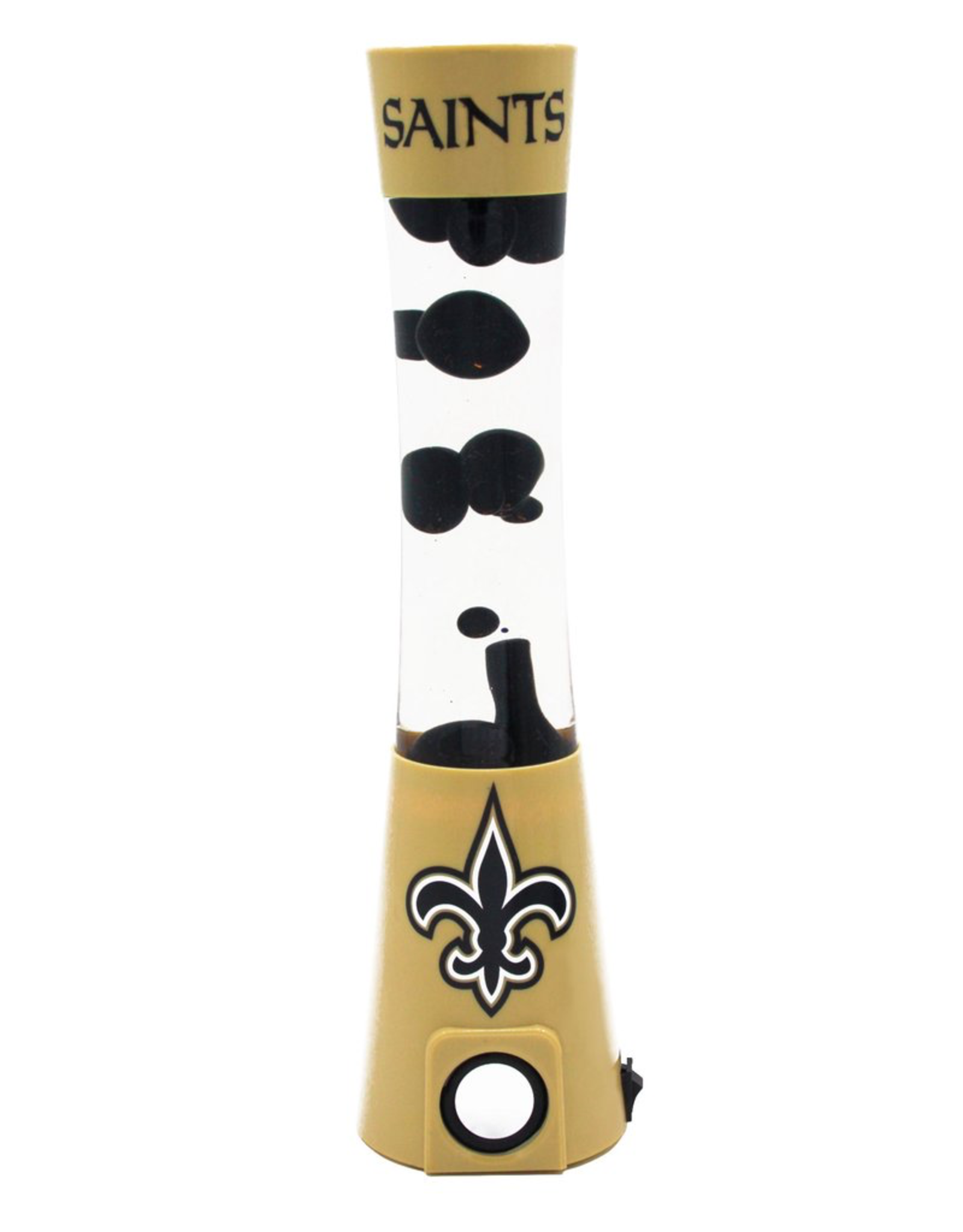 SPORTICULTURE New Orleans Saints Bluetooth Magma Lamp