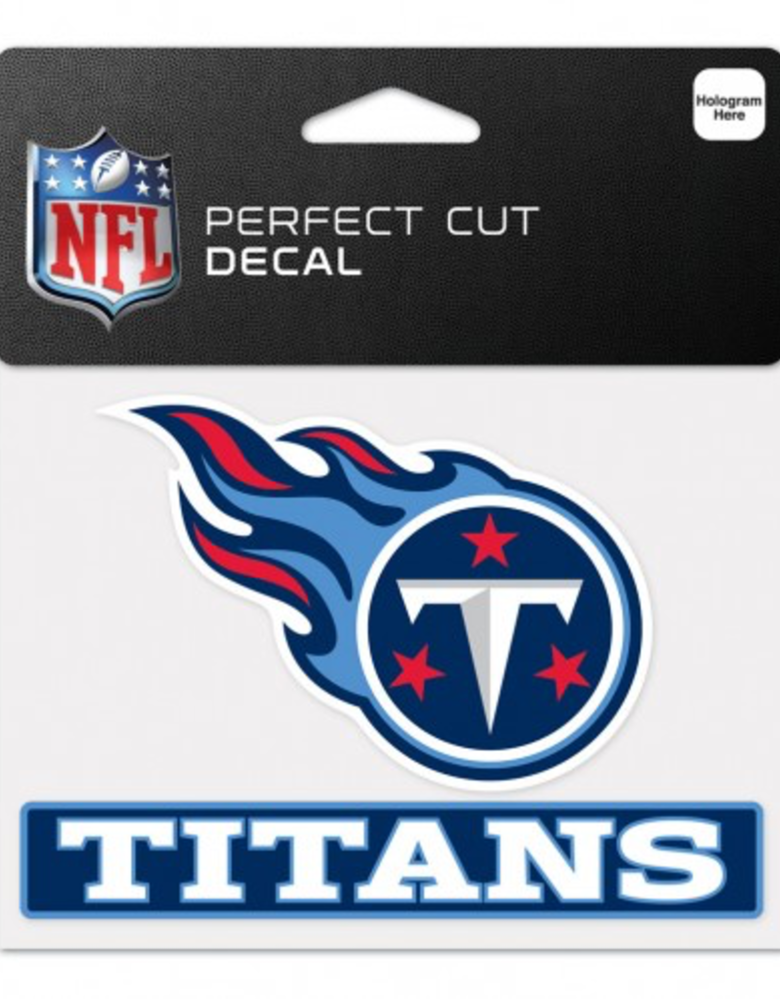 WINCRAFT Tennessee Titans 4x5 Perfect Cut Decals