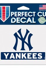 WINCRAFT New York Yankees 4x5 Perfect Cut Decals