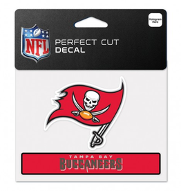 WINCRAFT Tampa Bay Buccaneers 4x5 Perfect Cut Decals