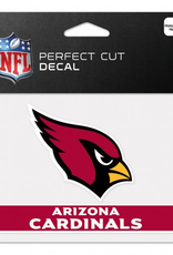 WINCRAFT Arizona Cardinals 4x5 Perfect Cut Decals