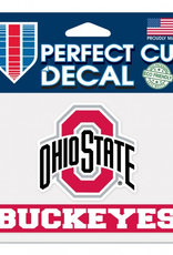 WINCRAFT Ohio State Buckeyes 4x5 Perfect Cut Decals