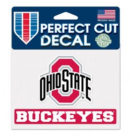 WINCRAFT Ohio State Buckeyes 4x5 Perfect Cut Decals