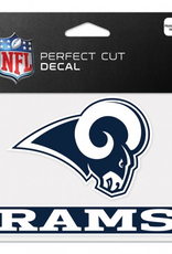 WINCRAFT Los Angeles Rams 4x5 Perfect Cut Decals