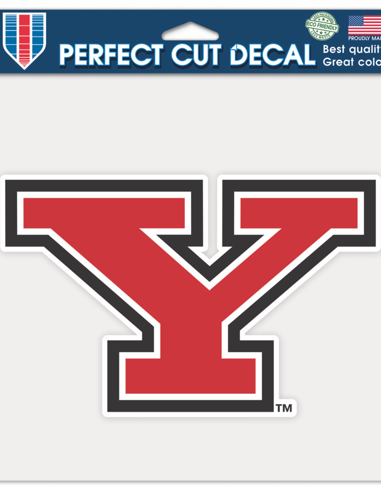 Youngstown State Penguins Y LOGO 8x8 Perfect Cut Decals