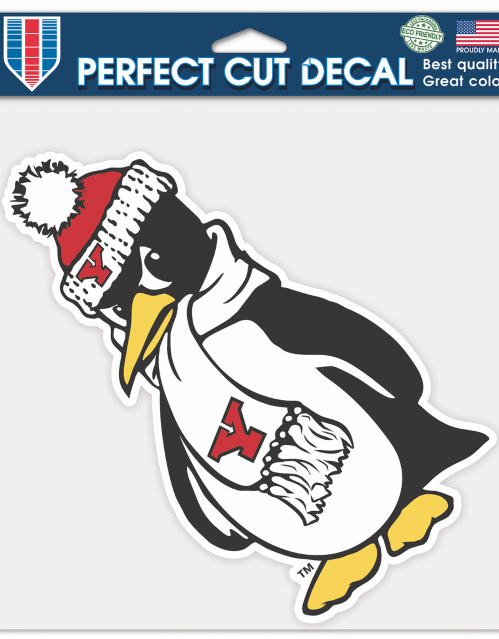 Youngstown State Penguins 8x8 PETE Perfect Cut Decals