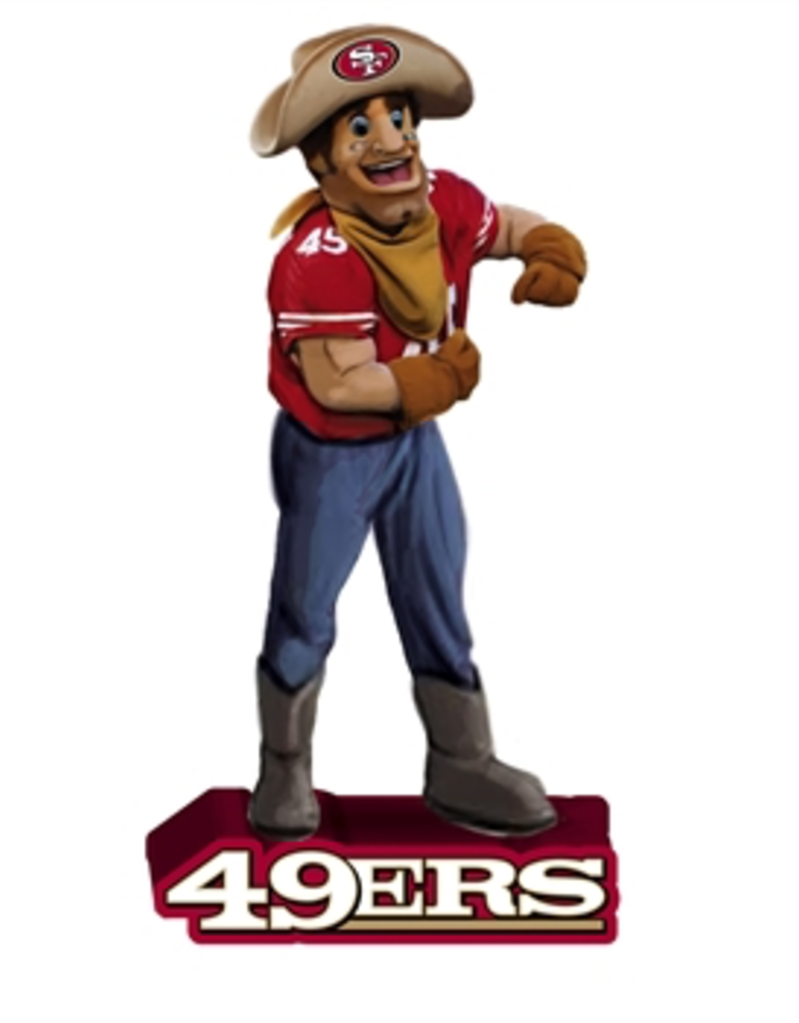 EVERGREEN San Francisco 49ers Mascot Statue