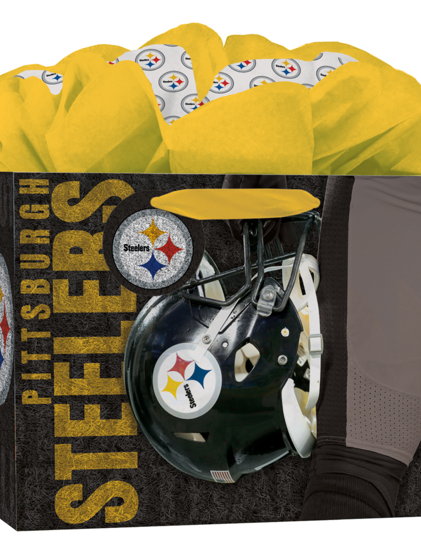 JF TURNER & CO Steelers Medium Gift Bag