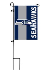 EVERGREEN Seattle Seahawks Stripe Garden Flag