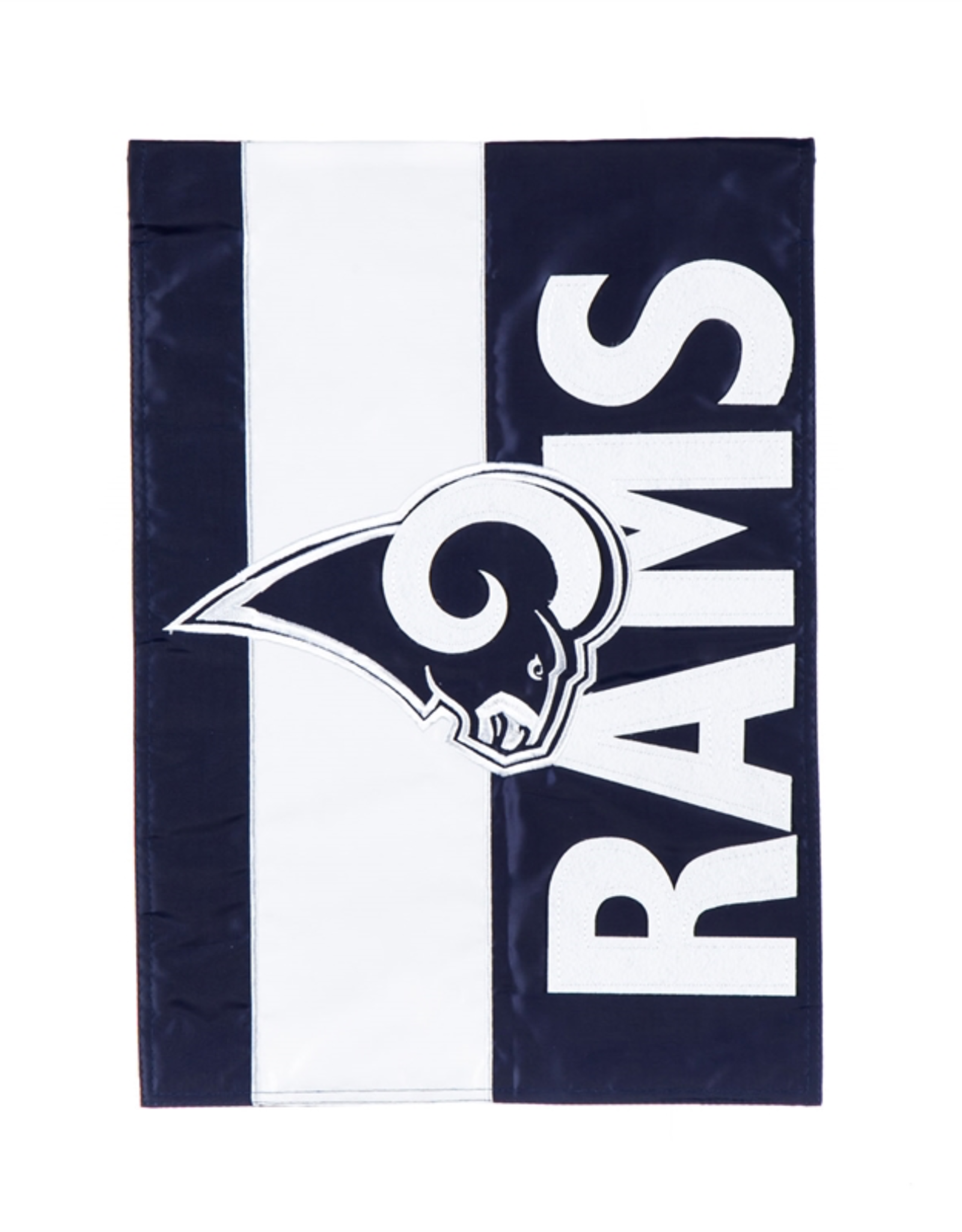 EVERGREEN Los Angeles Rams Stripe Garden Flag