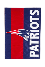 EVERGREEN New England Patriots Stripe Garden Flag