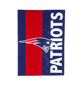 EVERGREEN New England Patriots Stripe Garden Flag