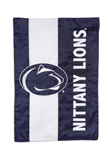 EVERGREEN Penn State Nittany Lions Stripe Garden Flag