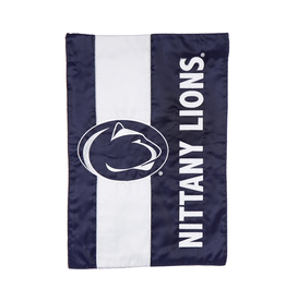 EVERGREEN Penn State Nittany Lions Stripe Garden Flag