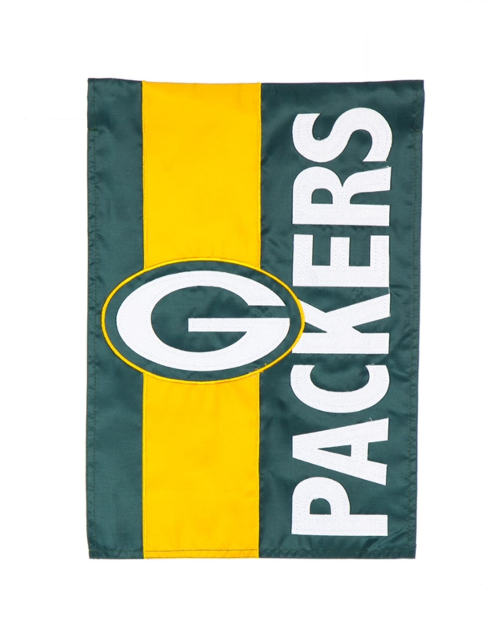EVERGREEN Green Bay Packers Stripe Garden Flag
