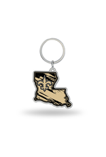 RICO INDUSTRIES New Orleans Saints State Shaped Key Ring