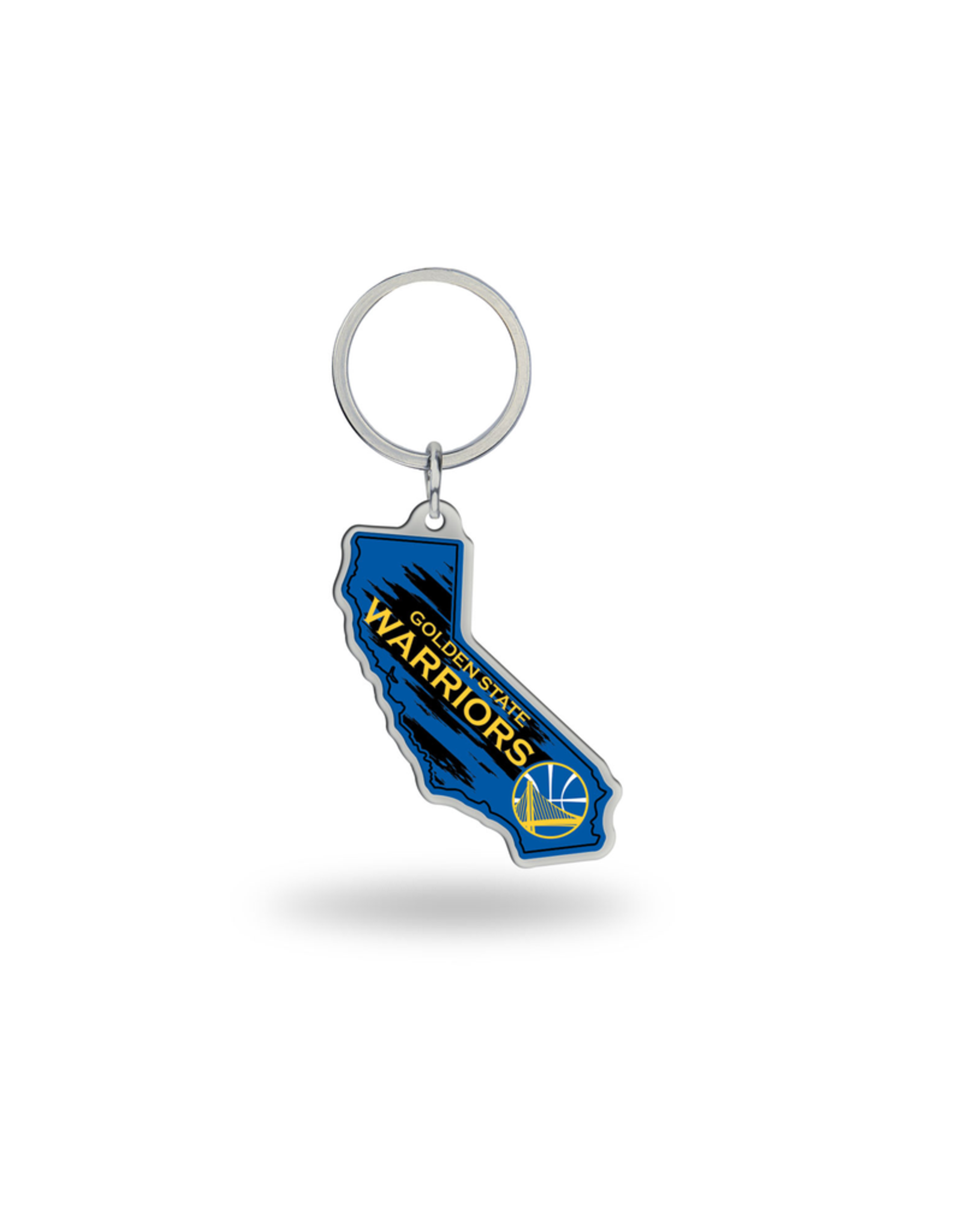 RICO INDUSTRIES Golden State Warriors Shaped Key Ring