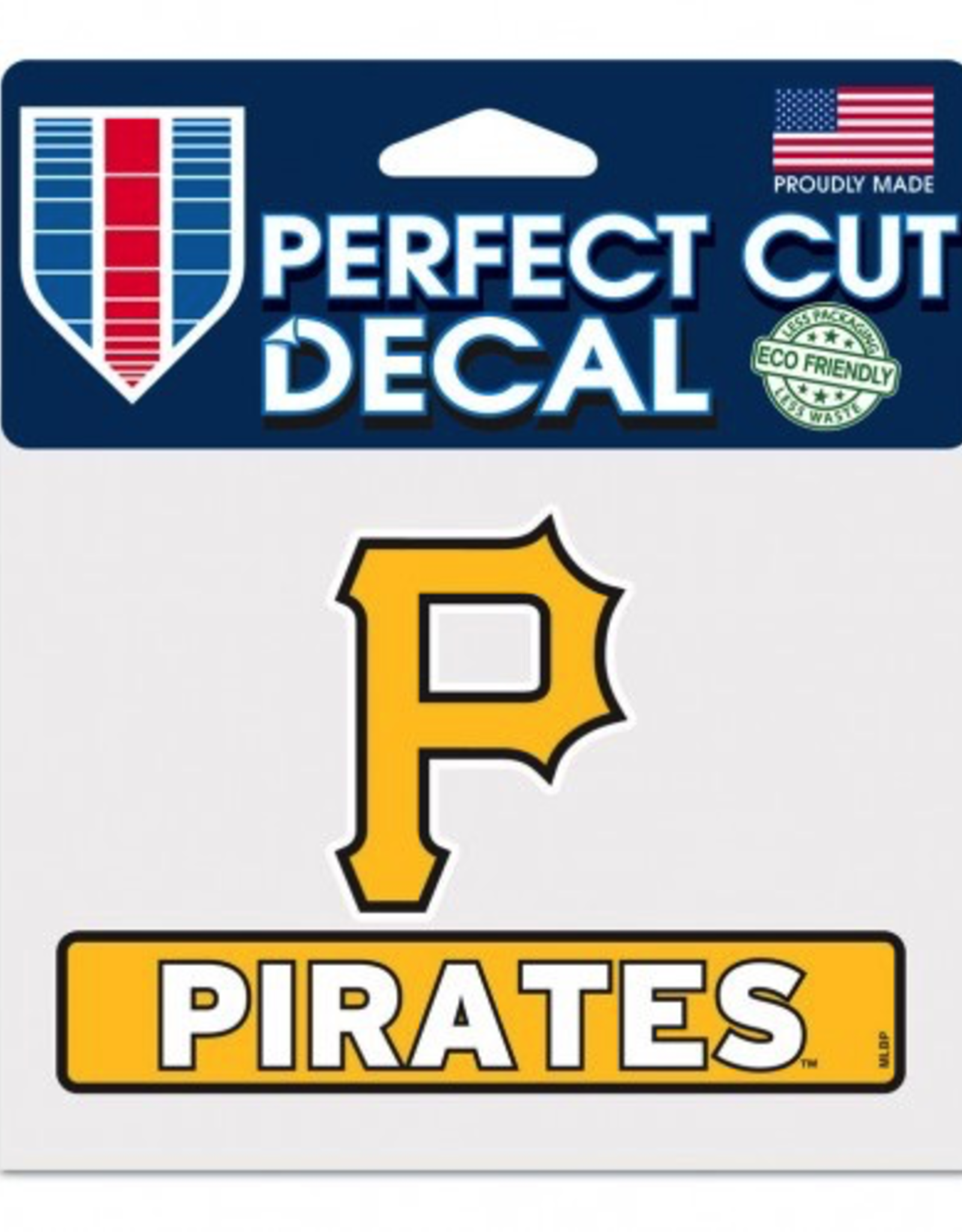 WINCRAFT Pittsburgh Pirates 4x5 Perfect Cut Decals