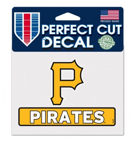 WINCRAFT Pittsburgh Pirates 4x5 Perfect Cut Decals