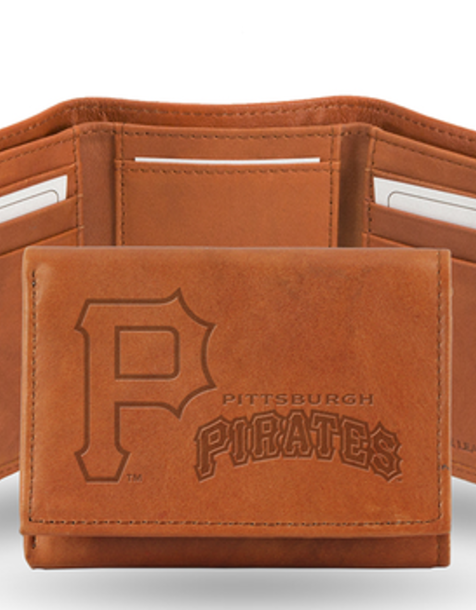 RICO INDUSTRIES Pittsburgh Pirates Vintage Leather Trifold Wallet