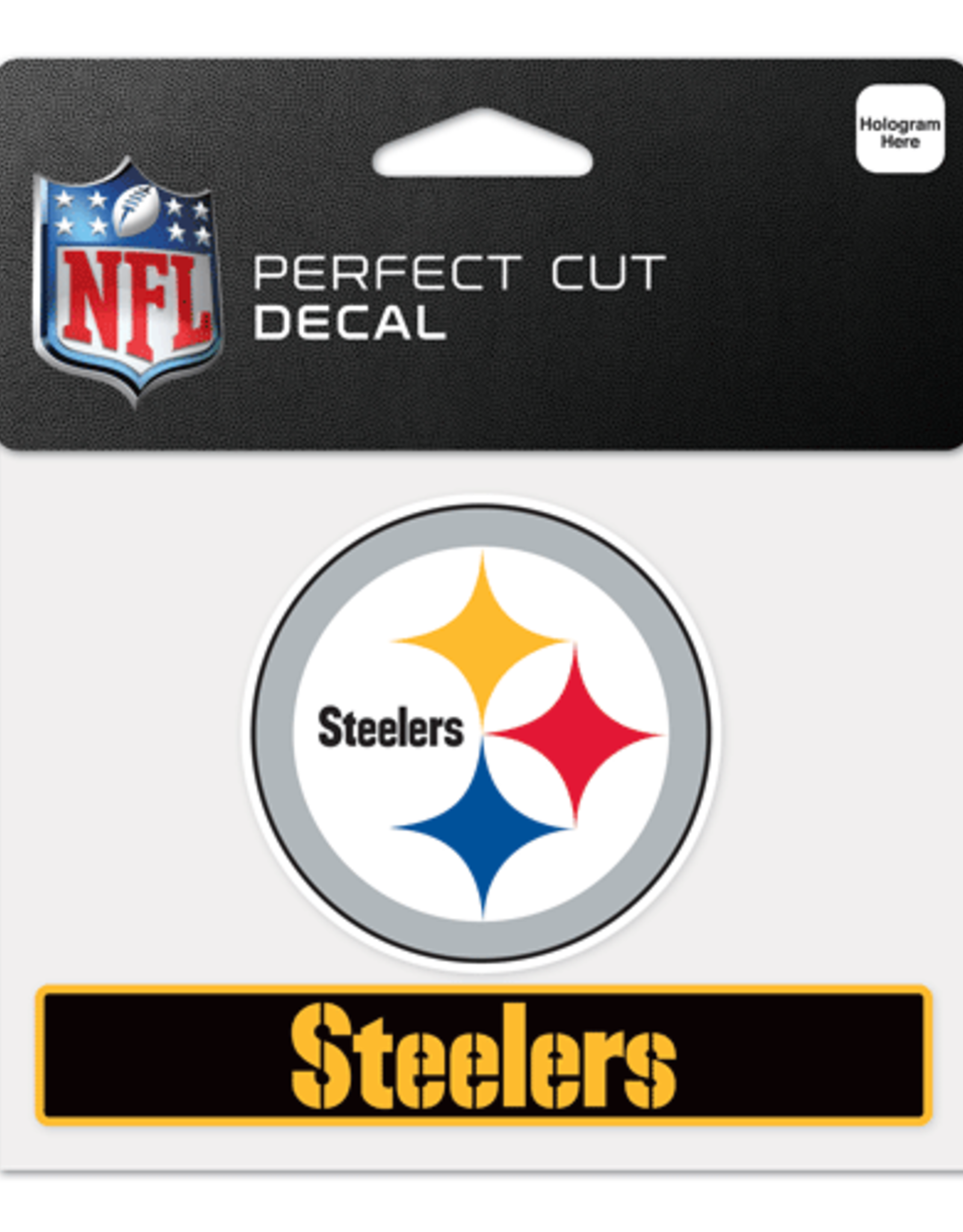 WINCRAFT Pittsburgh Steelers 4x5 Perfect Cut Decals