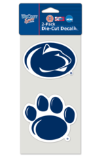 WINCRAFT Penn State 2-Pack 4x4 Perfect Cut Decals