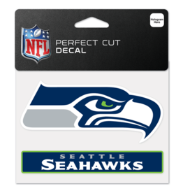 WINCRAFT Seattle Seahawks 4x5 Perfect Cut Decals