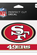 WINCRAFT San Francisco 49ers 4x5 Perfect Cut Decals