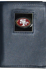 SISKIYOU GIFTS San Francisco 49ers Executive Leather Trifold Wallet