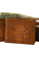 RICO INDUSTRIES San Francisco 49ers Vintage Leather Billfold Wallet