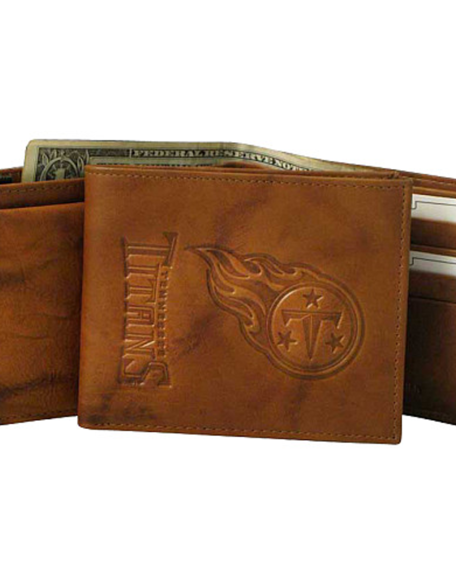 RICO INDUSTRIES Tennessee Titans Vintage Leather Billfold Wallet