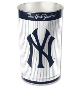 WINCRAFT New York Yankees Wastebasket - PIN STRIPE
